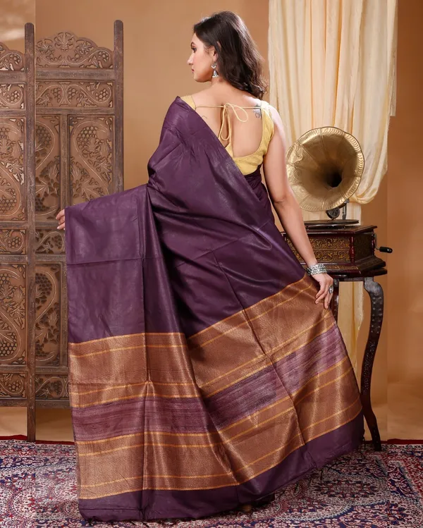 Classic_Elegance_Purple_Silk_Saree