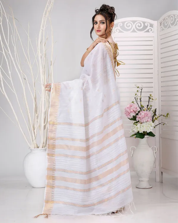 Sheen_Shimmer_Off_White_Kota_Silk_Saree