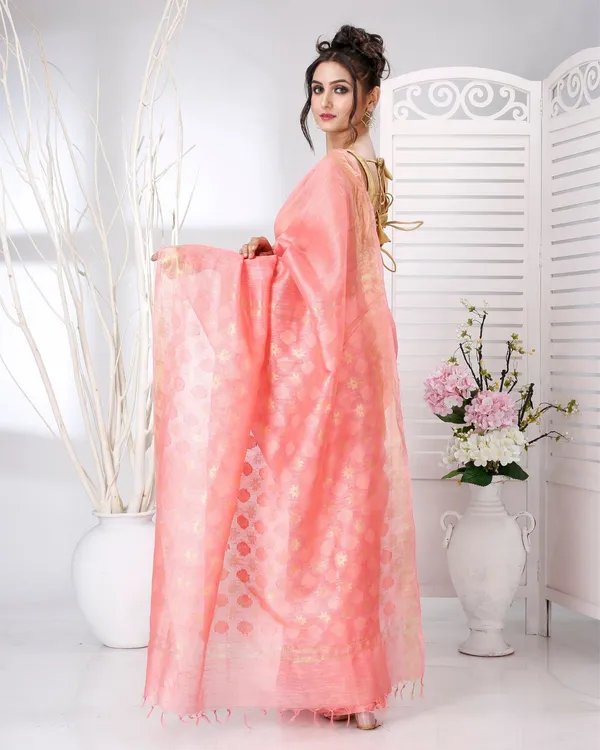 Sheen_Shimmer_Rose_Pink_Banarasi_Silk_Saree
