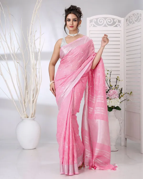 Shiromani_Light_Pink_Embroidered_Saree