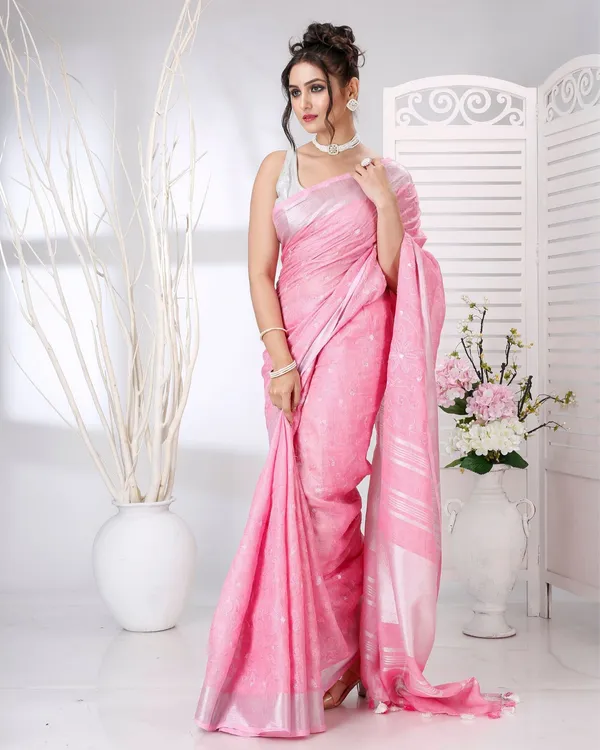 Shiromani_Light_Pink_Embroidered_Saree