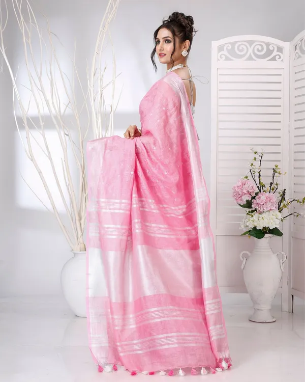 Shiromani_Light_Pink_Embroidered_Saree