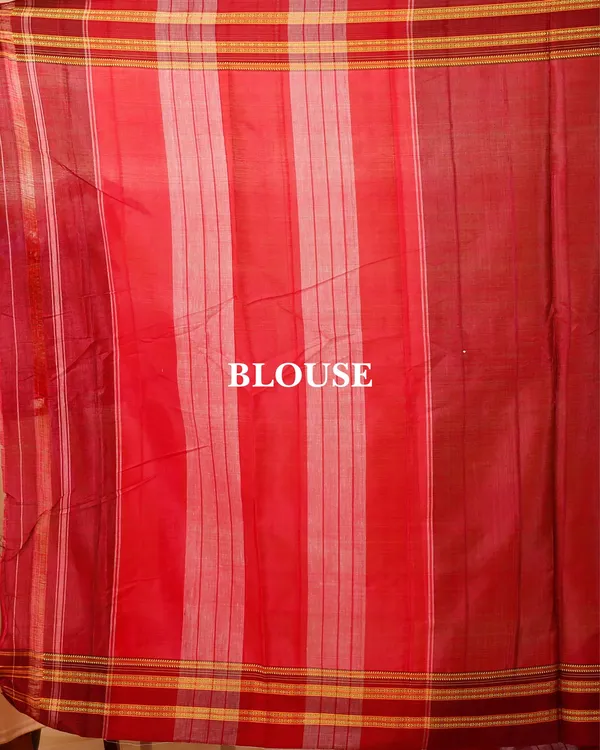 Burgundy_Red_Vintage_Elegance_Silk_Pure_Cotton_Saree
