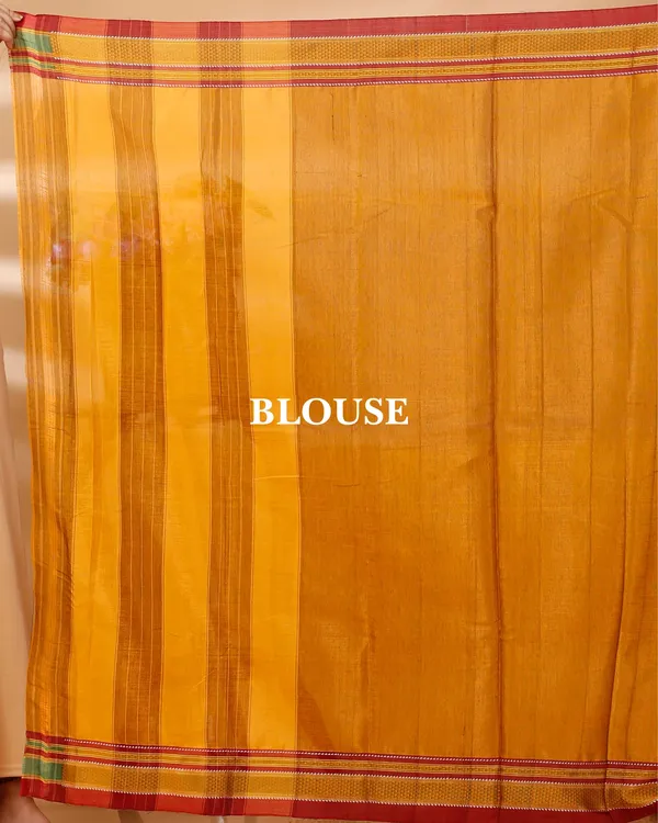 Mustard_Orange_Vintage_Elegance_Silk_Pure_Cotton_Saree
