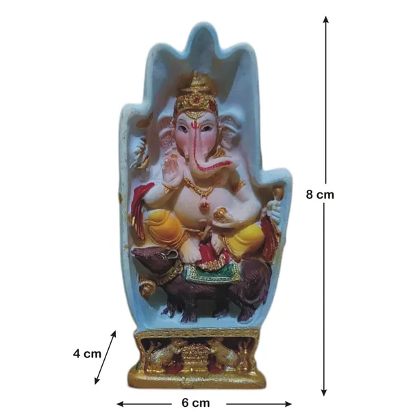 Multicolor_Resin_Portable_Lightweight_Handmade_Ganesha_Idol