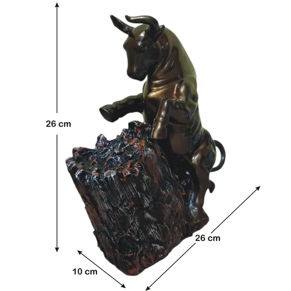 Multicolor_Bull_With_Log_Statue_Showpiece_Idol_For_Gifting_&_Home_Office_Desk_Table_Decoration_Polyresin