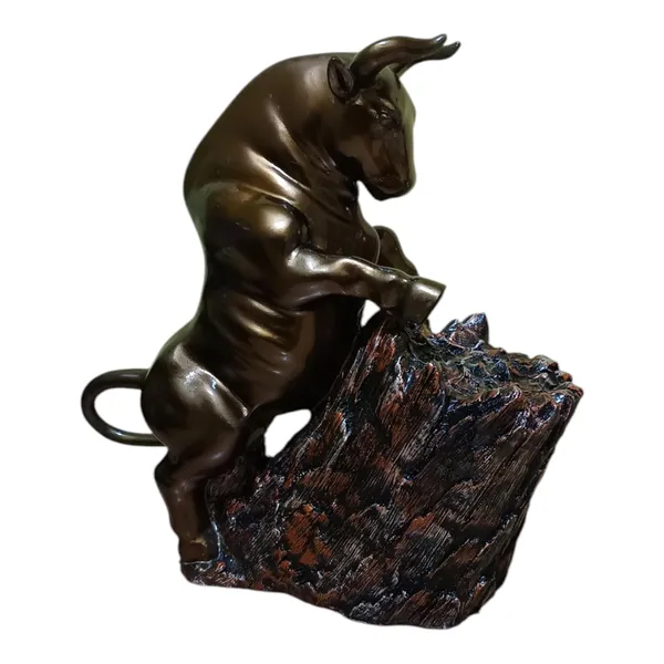 Multicolor_Bull_With_Log_Statue_Showpiece_Idol_For_Gifting_&_Home_Office_Desk_Table_Decoration_Polyresin