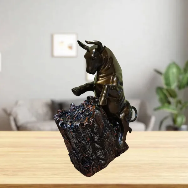 Multicolor_Bull_With_Log_Statue_Showpiece_Idol_For_Gifting_&_Home_Office_Desk_Table_Decoration_Polyresin