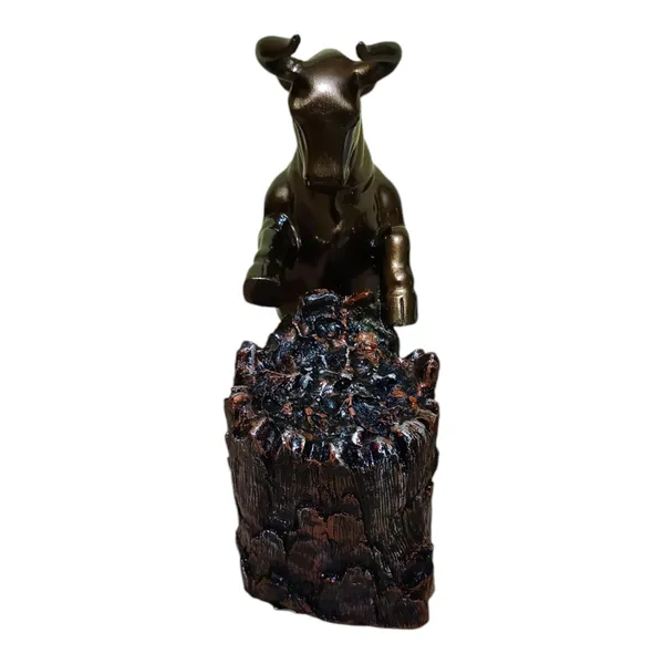 Multicolor_Bull_With_Log_Statue_Showpiece_Idol_For_Gifting_&_Home_Office_Desk_Table_Decoration_Polyresin