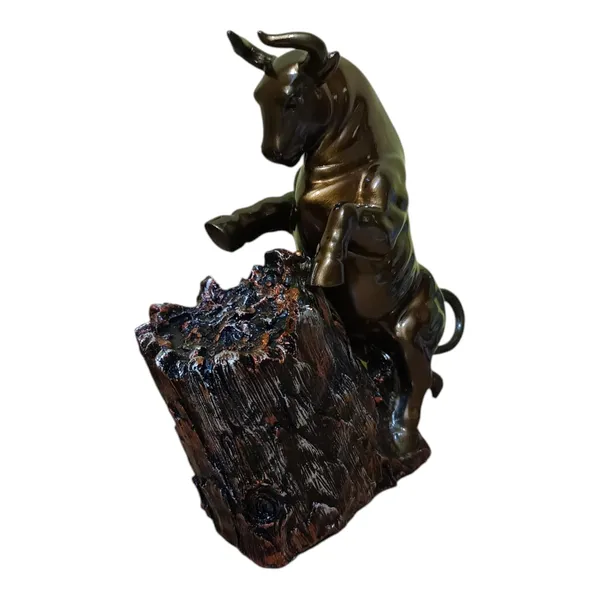 Multicolor_Bull_With_Log_Statue_Showpiece_Idol_For_Gifting_&_Home_Office_Desk_Table_Decoration_Polyresin