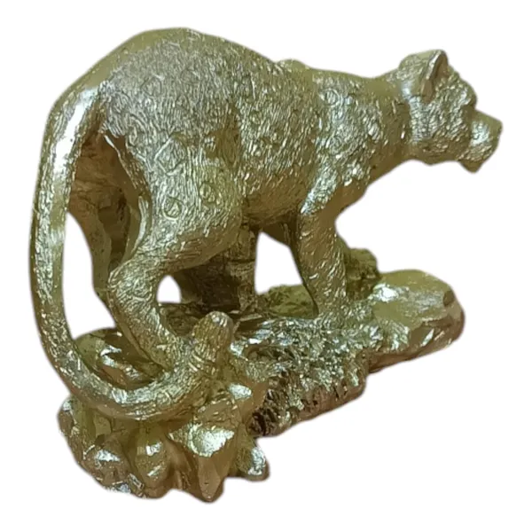 Golden_Resin_Handmade_Painted_Lion_Statue