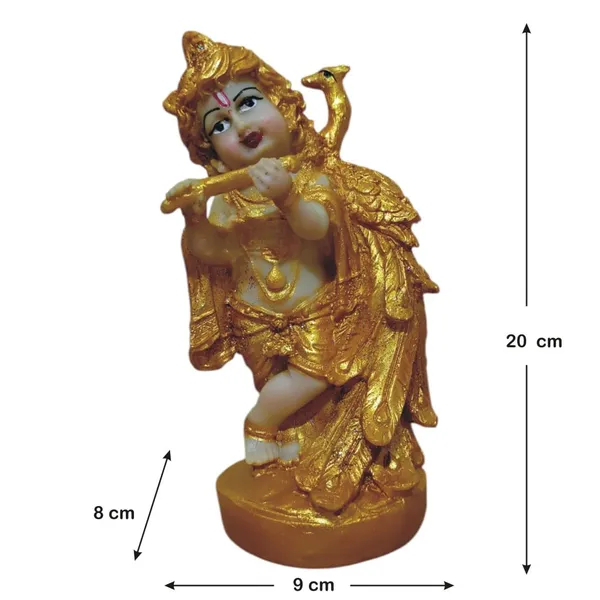 Golden_Krishna_Kanha_Makhan_Chor_Murti_Idol_Statue_Resin