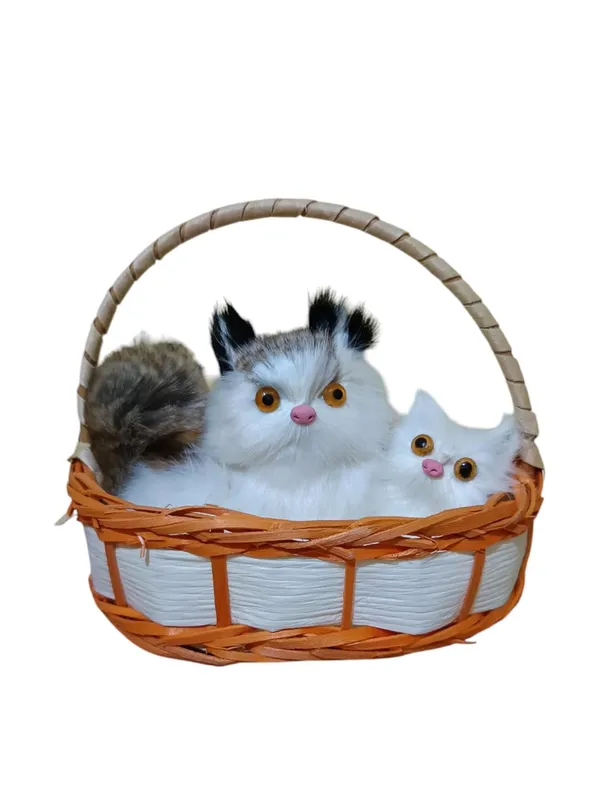 Multicolor_Resin_Handmade_Painted_Cat_Statue