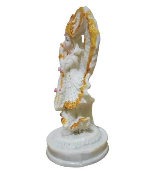 White_Krishna_Kanha_Makhan_Chor_Murti_Idol_Statue_Polyresin