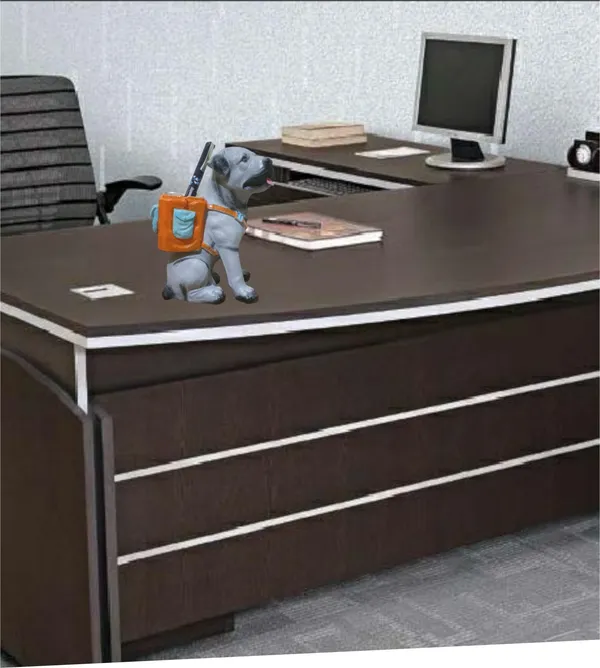 Dog_Statue_Pen_Holder_Stand_Home_office_Table_Room_Decor_Gift_Item