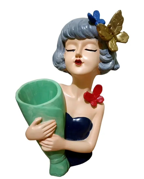 Flower_Pot_Vase_Decorative_Showpiece_Home_Office_Room_Decor_Polyresin