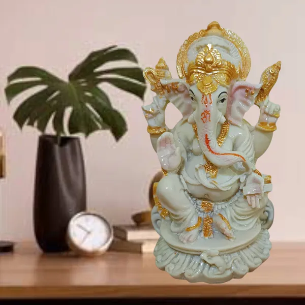 Ganesha_Ganesh_Ganpati_Gajanan_Statue_Idol_Murti_Gift_Item_Decorative_Showpiece_Pack_of_1