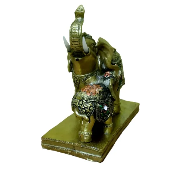 Multicolor_The_Spiritual_Living_Fengshui_Trunk_Up_Elephant_Couple_Statue_For_Good_Luck_Home_Decor_Showpiece_Figurine_Wildlife_Animal_Statue_Polyresin