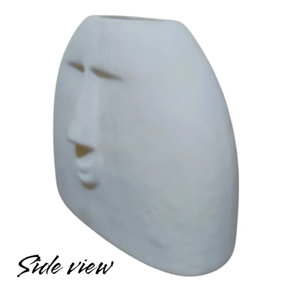 White_Flower_Pot_Vase_Decorative_Showpiece_Home_Office_Room_Decor_Polyresin_Pack_Of_2