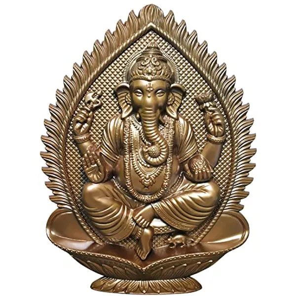 Copper_Ganesha_Ganesh_Ganpati_Decorative_Wall_Hanging_Decor_Art_Sculpture_For_Home_Entrance_Office_Hotel_Decor_Fiber_Pack_Of_1