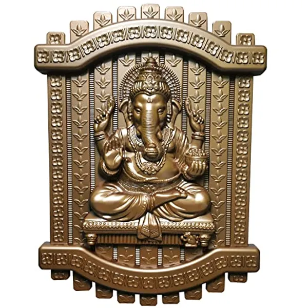 Copper_Ganesha_Ganpati_Wall_Hanging_Art_Sculpture_Decor_Home_Office_Decor_Fiber_Pack_Of_1