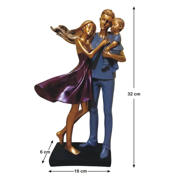 Mother_Father_Baby_Love_Statue_Family_Couple_Statue_Sculpture_for_Showpiece_Gift_Home_Office_Pack_of_1_(F7)