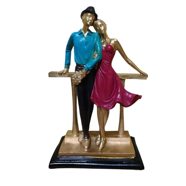 Multicolor_Resin_Portable_Lightweight_Handmade_Washable_Painted_Couple_Statue