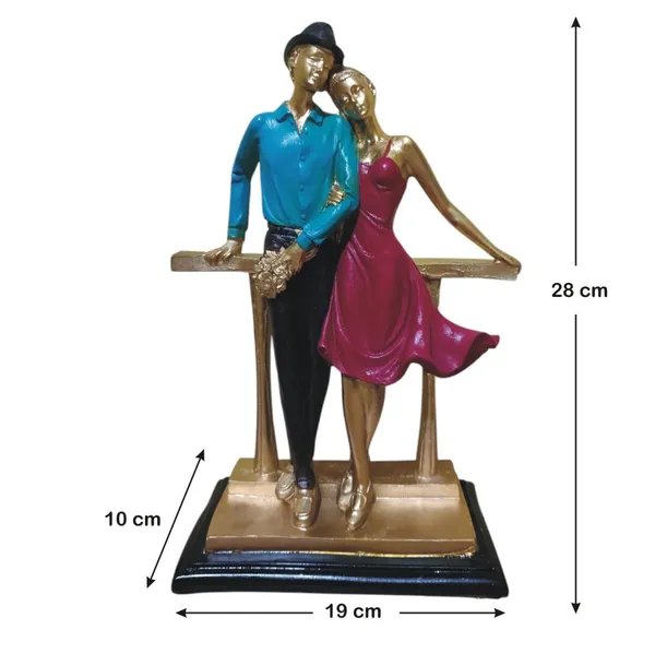 Multicolor_Resin_Portable_Lightweight_Handmade_Washable_Painted_Couple_Statue