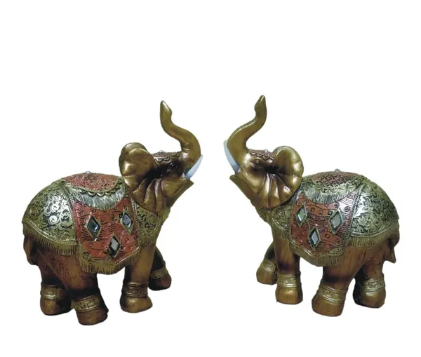 Multicolor_The_Spiritual_Living_Fengshui_Trunk_Up_Elephant_Couple_Statue_For_Good_Luck_Vastu_Positivity_Home_Decor_Pack_Of_2