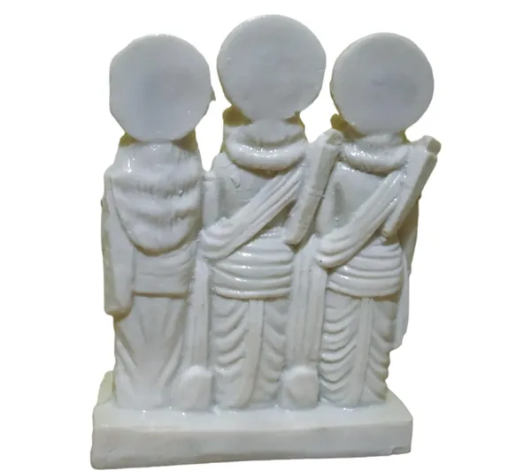 White_Ram_Darbar_Sita_Laxman_Hanuman_Idol_Murti_Statue_For_Worship_Resin