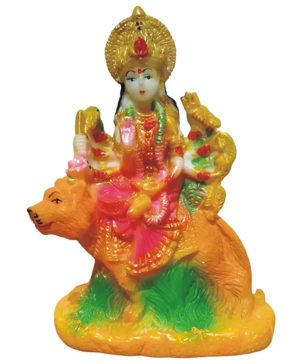 Durga_MATA_Devi_with_Lion_Idol_Murti_Statue_Spiritual_Pooja_Figurine_Worship