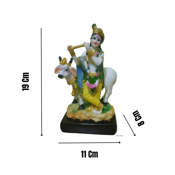 Multicolor_Krishna_Kanha_Idol/Murti/Statue_Gift_Item_Showpiece_Polyresin