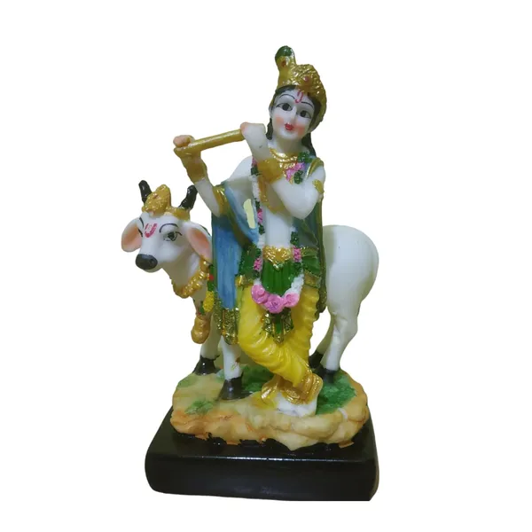 Multicolor_Krishna_Kanha_Idol/Murti/Statue_Gift_Item_Showpiece_Polyresin