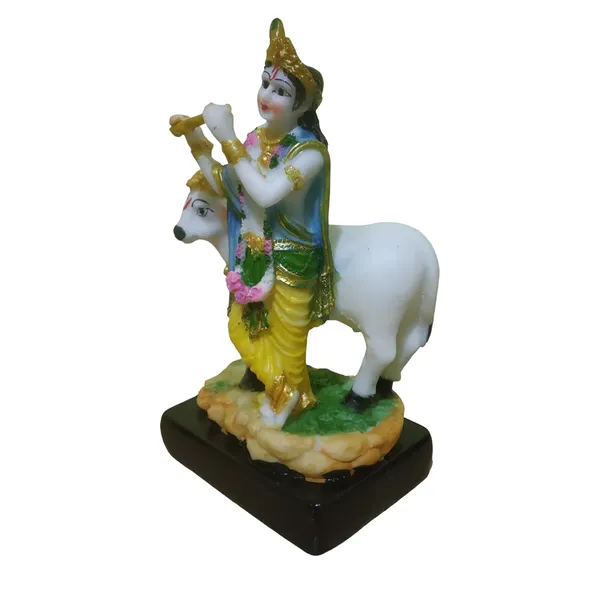 Multicolor_Krishna_Kanha_Idol/Murti/Statue_Gift_Item_Showpiece_Polyresin