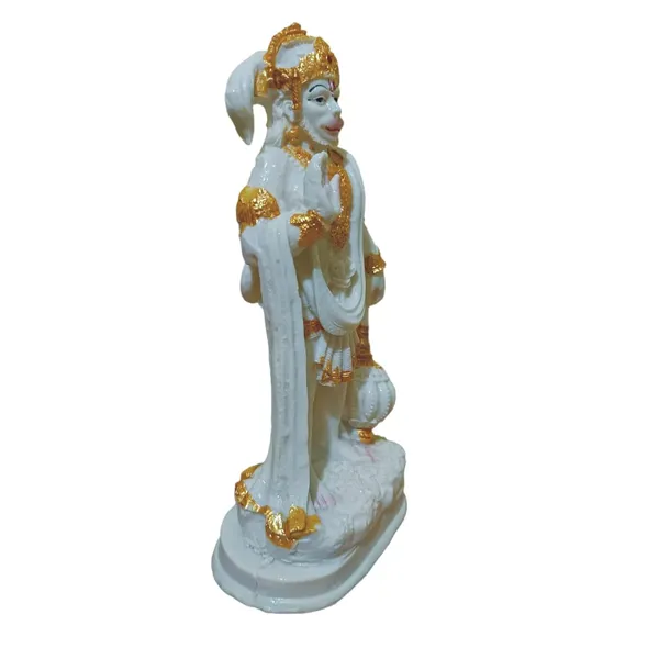 White_Hanuman_Bajrangbali_Murti_Idol_Statue_For_Puja_Ghar_Home_Decor_Marble_Dust