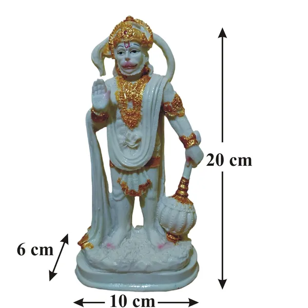 White_Hanuman_Bajrangbali_Murti_Idol_Statue_For_Puja_Ghar_Home_Decor_Marble_Dust