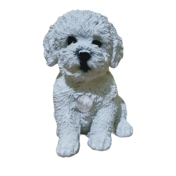 White_Dog_Statue_Decorative_Showpiece_Animal_Figurine_Home_Room_Office_Decor