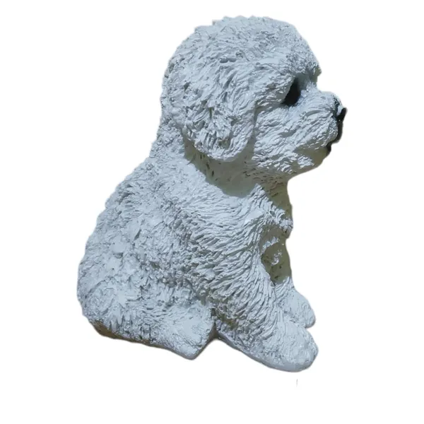 White_Dog_Statue_Decorative_Showpiece_Animal_Figurine_Home_Room_Office_Decor