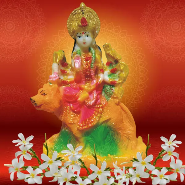 Durga_MATA_Devi_with_Lion_Idol_Murti_Statue_Spiritual_Pooja_Figurine_Worship