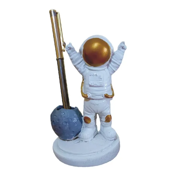 White_Astornot_Statue_Pen_Holder_Stand_For_Table_Home_Office_Decor_Polyresin