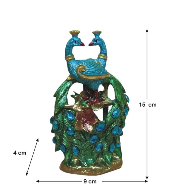 Multicolor_Marble_Handmade_Painted_Peacock_Statue