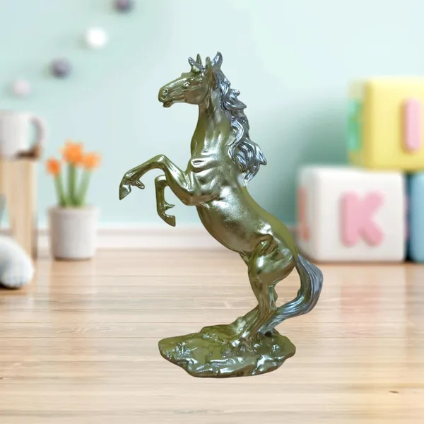 Golden_Resin_Portable_Lightweight_Handmade_Painted_Horse_Statue
