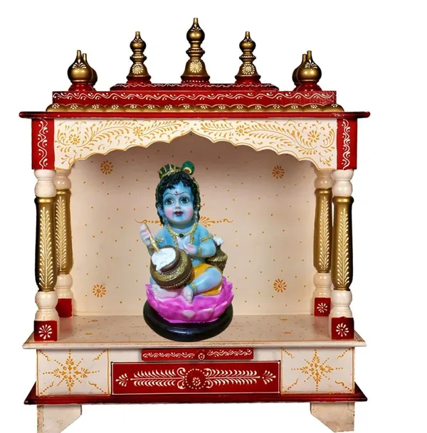 Multicolor_Krishna_Kanha_Makhan_Chor_Murti_Idol_Statue_Resin
