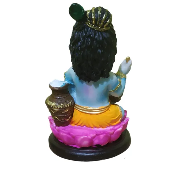 Multicolor_Krishna_Kanha_Makhan_Chor_Murti_Idol_Statue_Resin