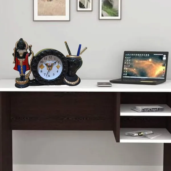 Multicolor_Ram_Lala_Idol_Murti_Statue_With_Table_Clock_Pen_Stand_Holder_Decorative_Showpiece_Plastic