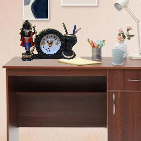 Multicolor_Ram_Lala_Idol_Murti_Statue_With_Table_Clock_Pen_Stand_Holder_Decorative_Showpiece_Plastic