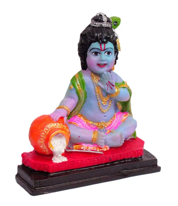 Multicolor_Krishna_Kanha_Makhan_Chor_Murti_Idol_Statue_Marble_Dust