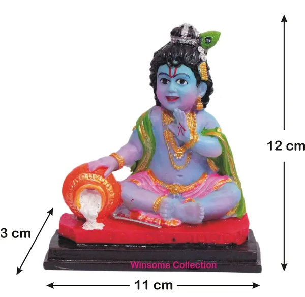 Multicolor_Krishna_Kanha_Makhan_Chor_Murti_Idol_Statue_Marble_Dust