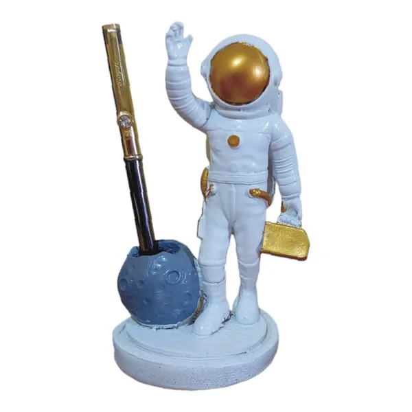 White_Astornot_Statue_Pen_Holder_Stand_For_Table_Home_Office_Decor_Polyresin