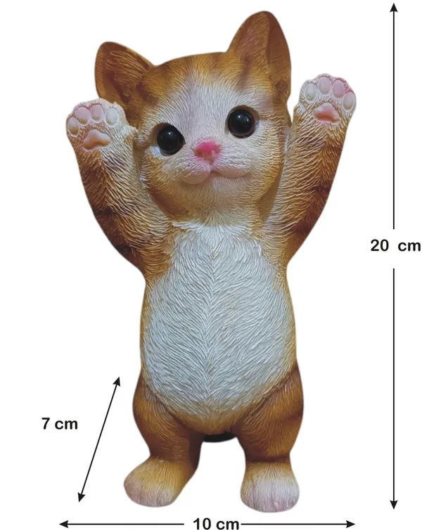 Multicolor_Resin_Handmade_Painted_Cat_Statue